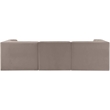Meridian Furniture Rummi Taupe Velvet Performance Fabric 3pc. Modular Sofa