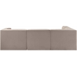 Meridian Furniture Rummi Taupe Velvet Performance Fabric 4pc. Modular Sectional