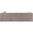 Meridian Furniture Rummi Taupe Velvet Performance Fabric 4pc. Modular Sectional