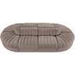 Meridian Furniture Rummi Taupe Velvet Performance Fabric 8pc. Modular Sectional