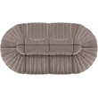 Meridian Furniture Rummi Taupe Velvet Performance Fabric 8pc. Modular Sectional