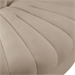 Meridian Furniture Rummi Beige Velvet Performance Fabric Reverse Corner Chair
