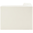 Meridian Furniture Rummi Cream Velvet Performance Fabric Corner Chair