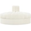 Meridian Furniture Rummi Cream Velvet Performance Fabric Reverse Corner