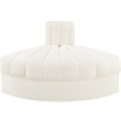Meridian Furniture Rummi Cream Velvet Performance Fabric Reverse Corner