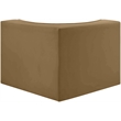 Meridian Furniture Rummi Saddle Velvet Performance Fabric Corner Chair
