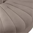 Meridian Furniture Rummi Taupe Velvet Performance Fabric Reverse Corner