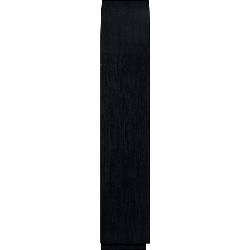 Meridian Furniture Hearth Black Solid Wood Bookcase
