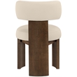 Meridian Furniture Atelier Beige Vegan Leather Dining Chair (Set of 2)