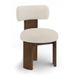 Meridian Furniture Atelier Taupe Vegan Leather Dining Chair (Set of 2)