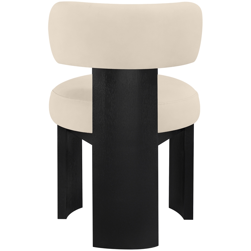 Meridian Furniture Atelier Beige Vegan Leather Dining Chair (Set of 2)