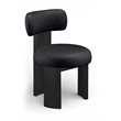 Meridian Furniture Atelier Black Vegan Leather Dining Chair (Set of 2)