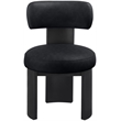 Meridian Furniture Atelier Black Vegan Leather Dining Chair (Set of 2)
