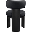 Meridian Furniture Atelier Black Vegan Leather Dining Chair (Set of 2)