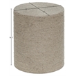 Meridian Furniture Meadow Natural Jute End Table