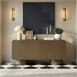 Meridian Furniture Adagio Brown Solid Wood And Oak Veneer Sideboard/Buffet