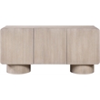Meridian Furniture Adagio Natural Solid Wood And Oak Veneer Sideboard/Buffet