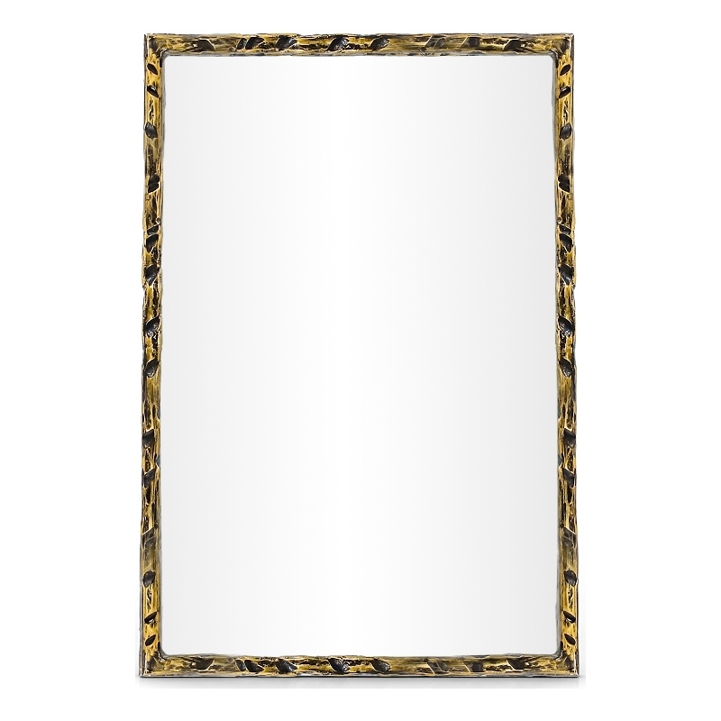 Meridian Furniture Hammer Gold Iron Mirror