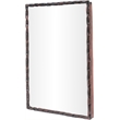 Meridian Furniture Hammer Brown Iron Mirror