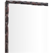Meridian Furniture Hammer Brown Iron Mirror