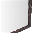 Meridian Furniture Hammer Brown Iron Mirror