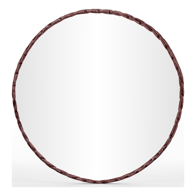 Meridian Furniture Hammer Brown Iron Mirror