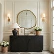 Meridian Furniture Molten Gold Iron Mirror