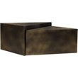 Meridian Furniture Zani Brown Iron Coffee Table