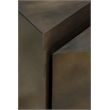 Meridian Furniture Zani Brown Iron Coffee Table