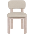 Meridian Furniture Paloma Taupe Vegan Leather Dining Chair (Set of 2)