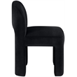 Meridian Furniture Celine Black Velvet Upholstered Dining Chair (Set of 2)