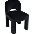 Meridian Furniture Celine Black Velvet Upholstered Dining Chair (Set of 2)