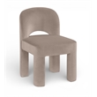 Meridian Furniture Celine Taupe Velvet Upholstered Dining Chair (Set of 2)