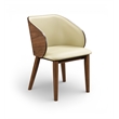 Meridian Furniture Glenwood Cream Vegan Leather Dining Chair (Set of 2)