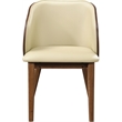 Meridian Furniture Glenwood Cream Vegan Leather Dining Chair (Set of 2)