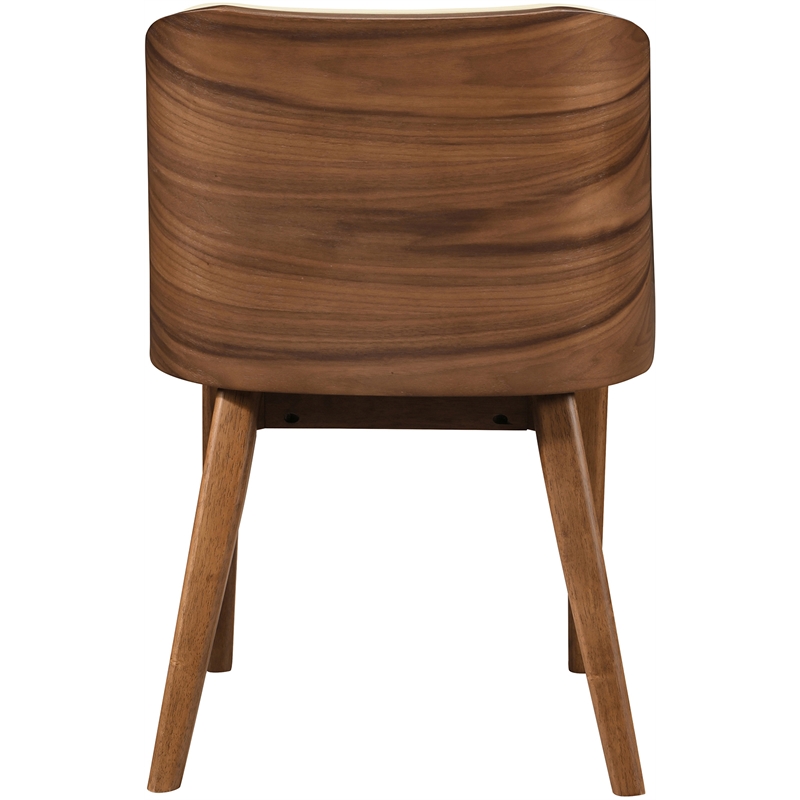 Meridian Furniture Glenwood Cream Vegan Leather Dining Chair (Set of 2)