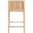 Meridian Furniture Ellis Black Vegan Leather Counter Stool (Set of 2)
