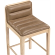 Meridian Furniture Ellis Tan Vegan Leather Counter Stool (Set of 2)