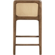 Meridian Furniture Ellis Tan Vegan Leather Counter Stool (Set of 2)