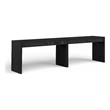 Meridian Furniture Avro Black Solid Wood And Oak Veneer 2pc. Console / Desk