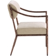 Meridian Furniture Bastille Beige Chenille Fabric Dining Arm Chair (Set of 2)