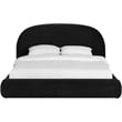 Meridian Furniture Celine Black Velvet Upholstered Full Bed