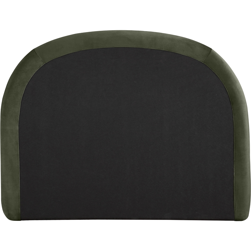 Meridian Furniture Celine Green Velvet Upholstered Twin Bed