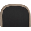 Meridian Furniture Celine Taupe Velvet Upholstered Twin Bed