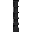 Meridian Furniture Nexa Black Solid Wood Bookcase