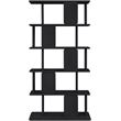 Meridian Furniture Nexa Black Solid Wood Bookcase