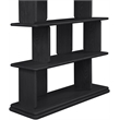 Meridian Furniture Nexa Black Solid Wood Bookcase