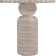 Meridian Furniture Petalia Travertine Concrete Indoor / Outdoor Counter Table