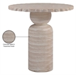 Meridian Furniture Petalia Travertine Concrete Indoor / Outdoor Counter Table