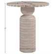 Meridian Furniture Petalia Travertine Concrete Indoor / Outdoor Bar Table